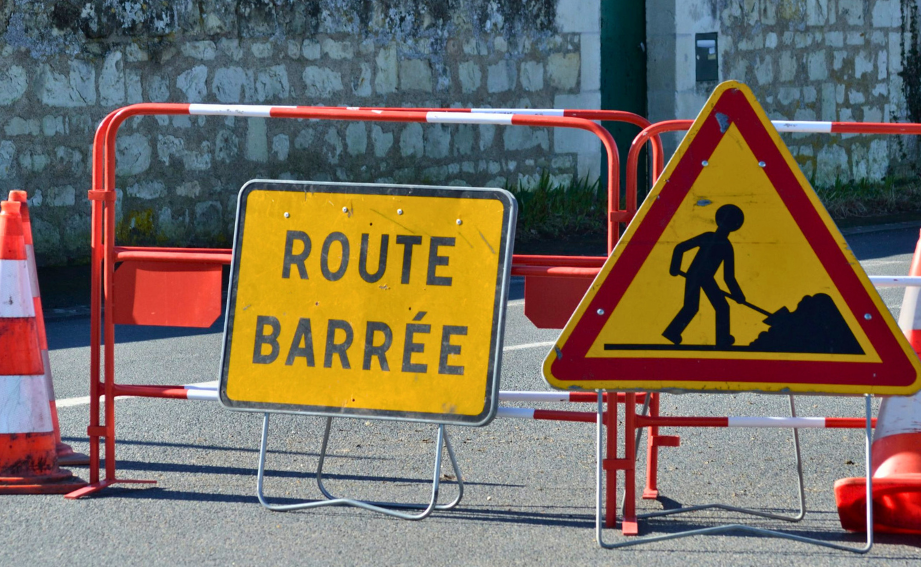 Travaux : fermetures temporaires de routes